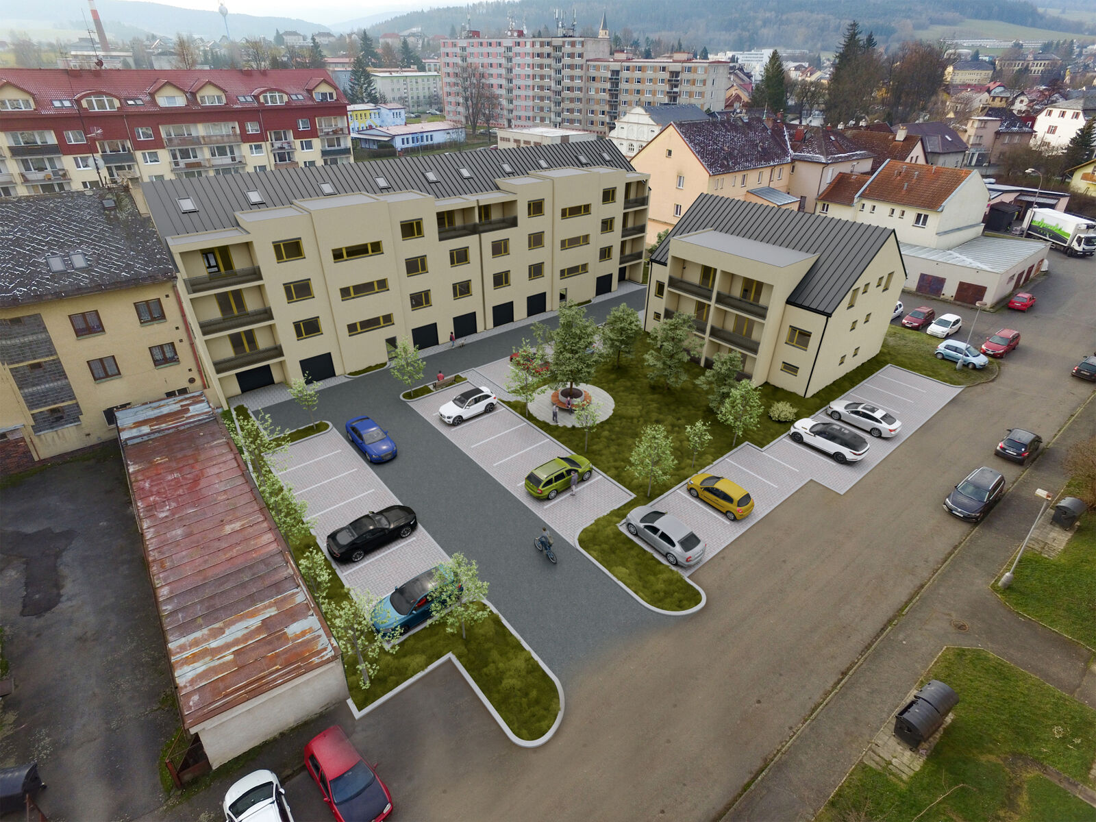 Prodej, byt 2+1, A4, 91 m², Nýrsko, ul. Náměstí